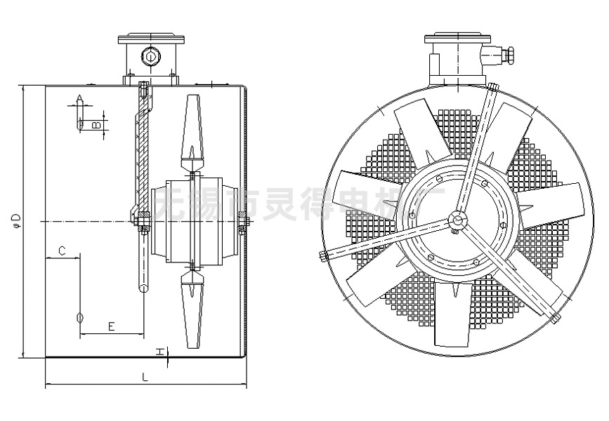 GB系列變頻電機(jī)用防爆型冷卻通風(fēng)機(jī)